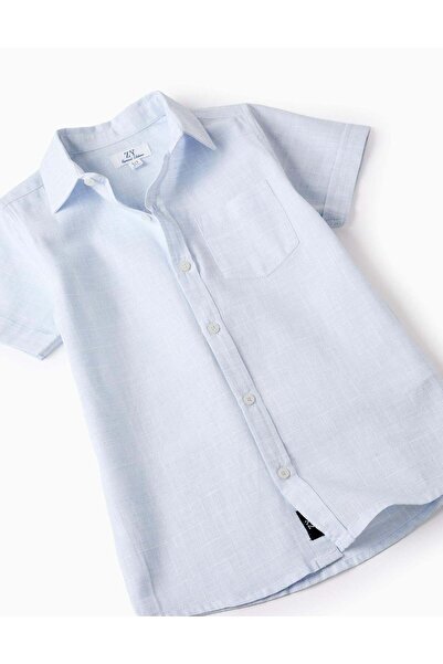 Ziddy Shirt + Shorts + Braces for Boys, Blue