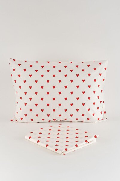 Soley | Mix & Match | Hearts | 100% Cotton Double Sheet Set