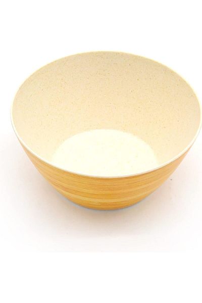 Winds Trading 15cm Bamboo Fibre Bowl – Round, Multipurpose, for Salads, Soups, BBQs & Dining