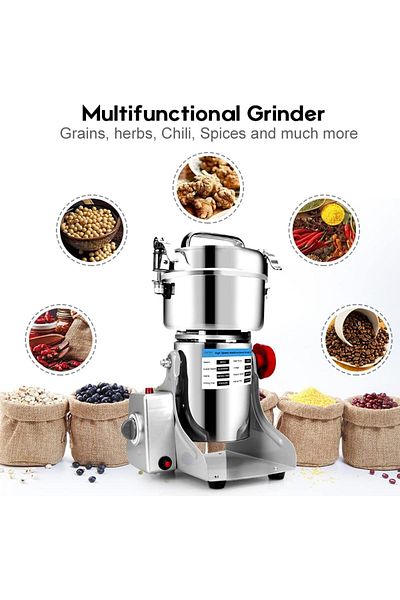 COOYA 800g 1800W Electric Grain Coffee Grinder, Superfine Mill for Herbs, Spices, Nuts, Cereal