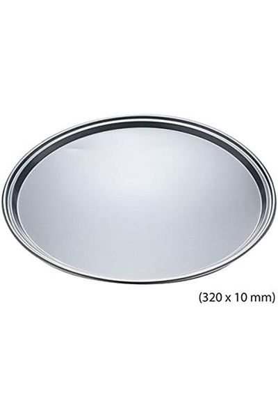 Blackstone Round Carbon Steel Non-Stick Baking Pan Cookies Plate Pizza Tray Bakeware 32CM X 2CM