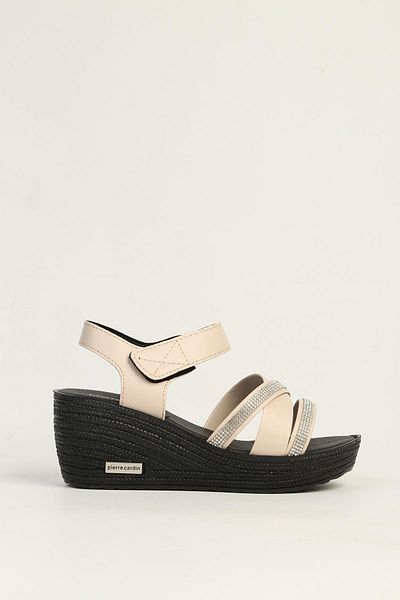 Pierre Cardin Cream Women's Heeled Shoes Pc-7473
