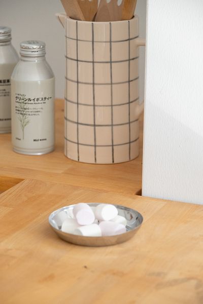 Beige & Stone Steel 11.5 cm Snack Sauce Bowl Mini Plate