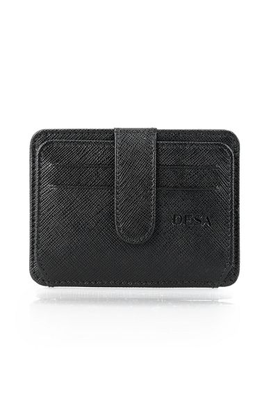 Desa Lerona Black Leather Wallet