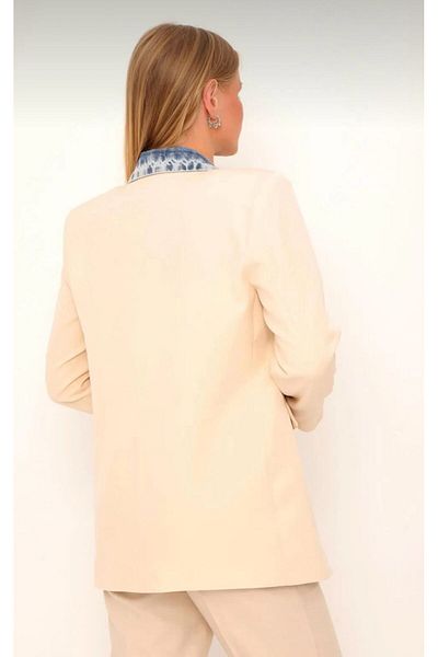 NEWC Denim Detailed Blazer Jacket