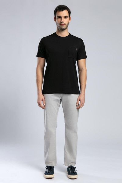 Lee Cooper Ανδρικό μπλουζάκι με λαιμόκοψη Vincent μαύρο