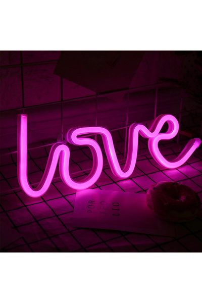 sharpdo ضوء النيون LED على شكل Love Love Light