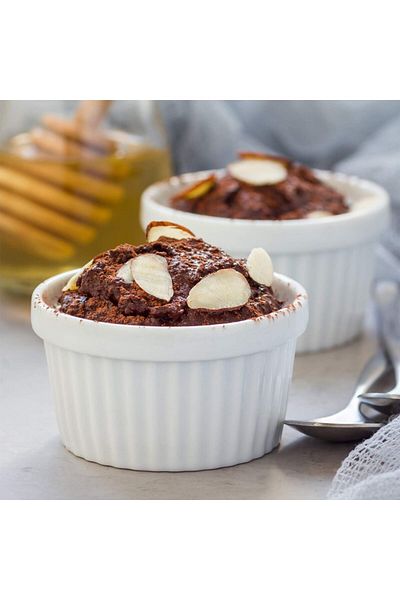 Winds Trading Ceramic Mini Ramekin Set – 8.5oz, Porcelain Souffle Dishes, for Baking, Custard, Desserts, Dips