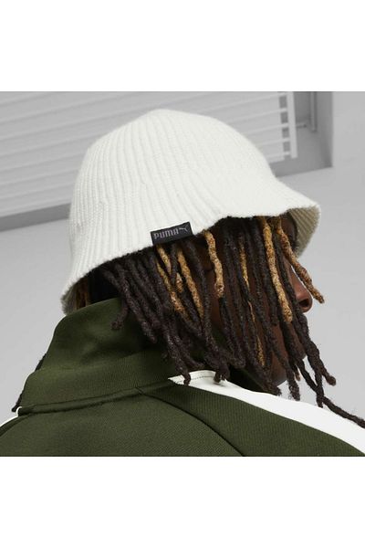 Puma EcruUnisexPrimeKnittedHat