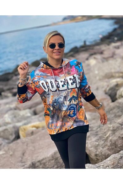 Hilal Akıncı Kids Γυναικείο φούτερ Queen Model