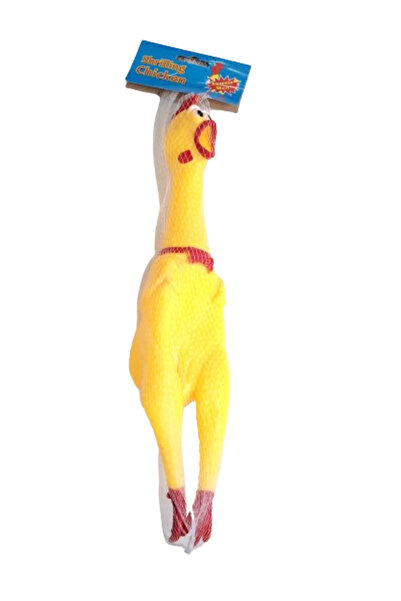 Pettoys لعبة الديك الصاخب للقطط والكلاب 30 سم