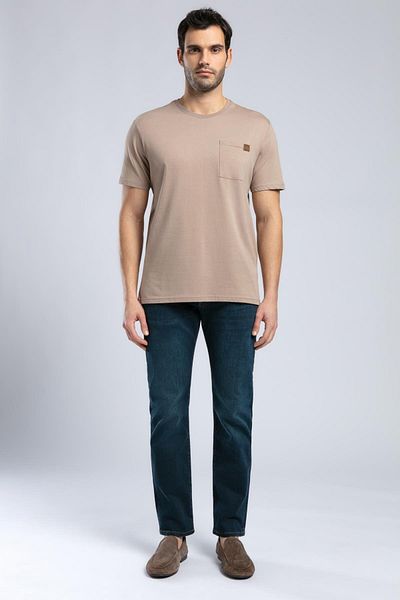 Lee Cooper Men's O Neck T-Shirt Mink
