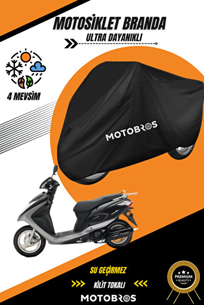 Motobros هوندا Activa S و2024-2024 متوافق مع القماش المشمع الأسود للمحرك الأك...