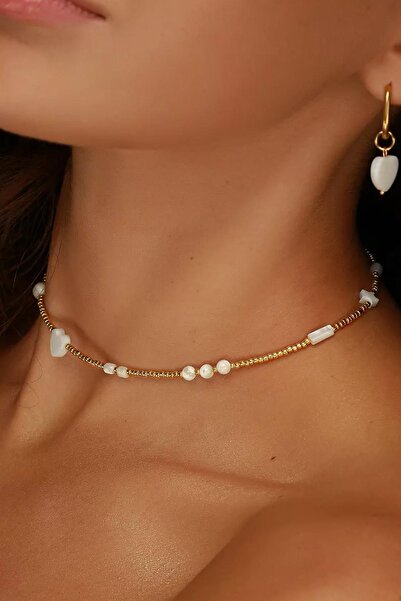 New Obsessions Aurora Heart and Star Choker Necklace