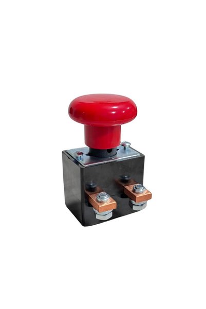 ylz 12V-110V ELEKTRİKLİ ACİL STOP BUTONU 250 A İTMELİ-ÇEKMELİ