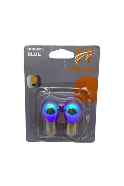 ylz Halley 12v 1016 Ampul 21/5w Blue Diadem Sarı (ŞAŞI TIRNAK) (2 AD) Italy