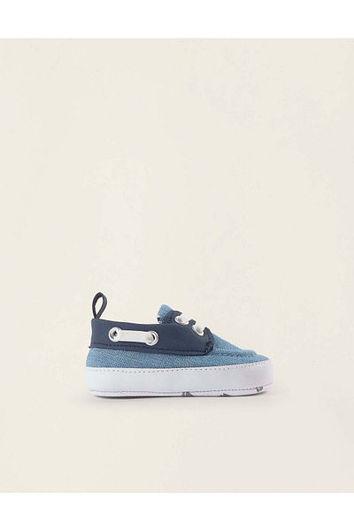 Ziddy Deck Shoes for Newborns, blue