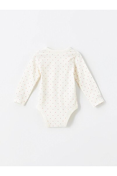 LC Waikiki Crew Neck Long Sleeve Baby Girl Snap Body and Leggings 2-Piece Set (W4)