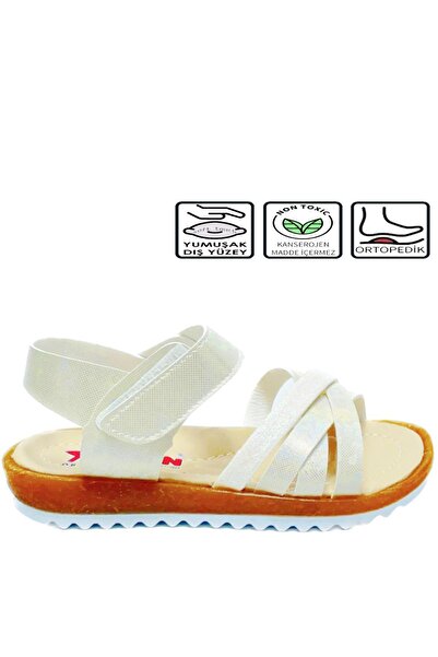 Kidx Ортопедични ежедневни сандали за момиче Arz1075 Златни