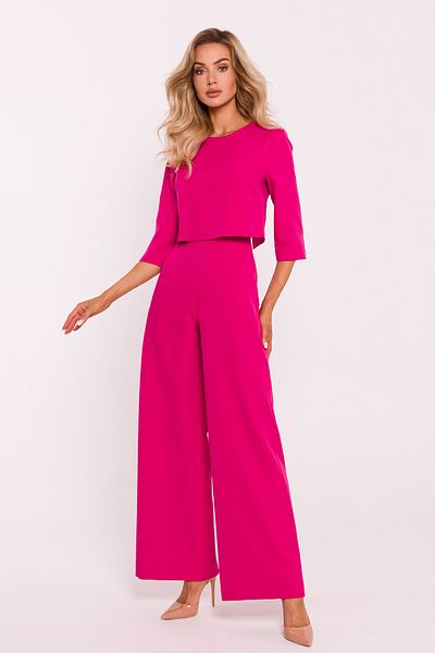 Made of Emotion Jumpsuit with a double-layered top and wide legs
