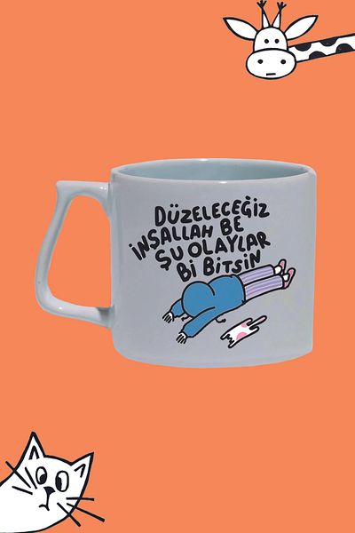 Olympus plus We Will Fix It Inshallah Be Such Events Printed White Luxury Mug Cup