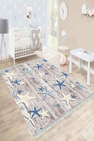 Motto Rug Store Eko Dijital Baskı Kaymaz Taban Dekoratif Makinede Yıkanabilir...