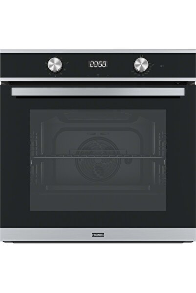 Franke 116.0605.990- Smart Fsm 86 H Xs Black Glass/inox Fırın