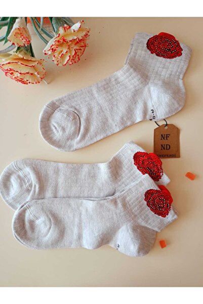 ENEFENDİ Дамски чорапи 36-40, сиво-черни, два компютъра Техническа поддръжка и ниво на използваемост