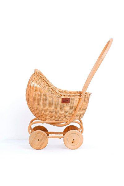 ZOA Rattan Oyuncak Bebek Arabası