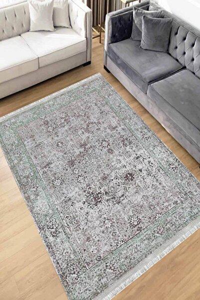Motto Rug Store Dijital Baskı Yıkanabilir Kaymaz Taban Dekoratif Salon Halısı...