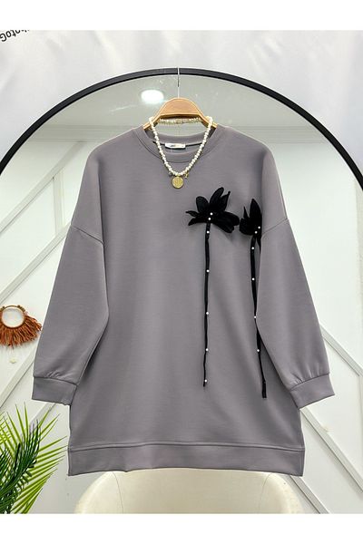 YEDİLALE Flower Detailled Tunic