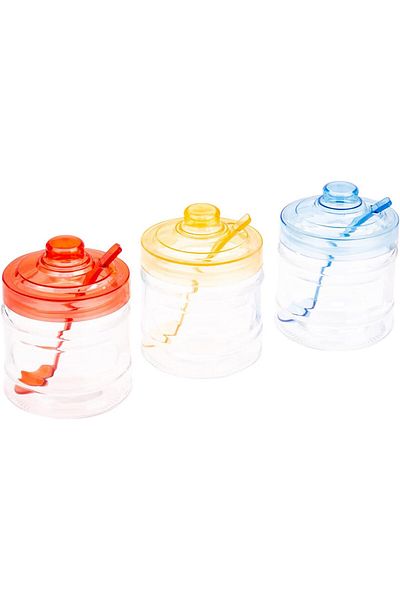 Harmony Table Top Glass Canister With Spoon