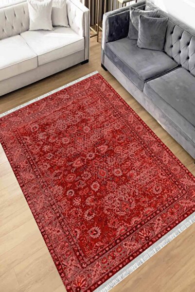 Motto Rug Store Dijital Baskı Yıkanabilir Kaymaz Taban Dekoratif Salon Halısı...