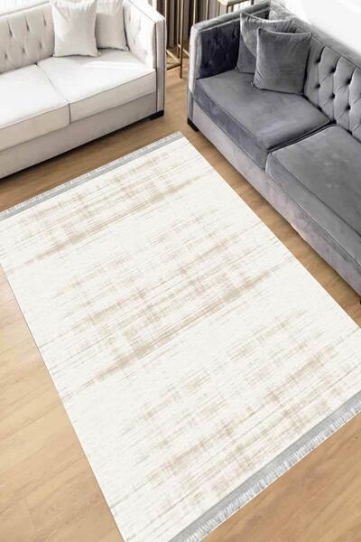 Motto Rug Store Eko Dijital Baskı Yıkanabilir Kaymaz Taban Dekoratif Salon Ha...