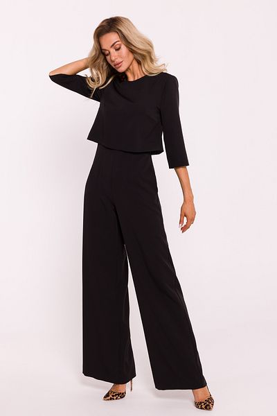 Made of Emotion Jumpsuit with a double-layered top and wide legs