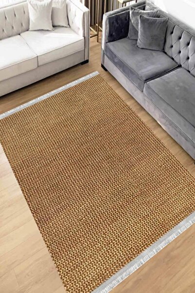 Motto Rug Store Dijital Baskı Yıkanabilir Kaymaz Taban Dekoratif Salon Halısı...