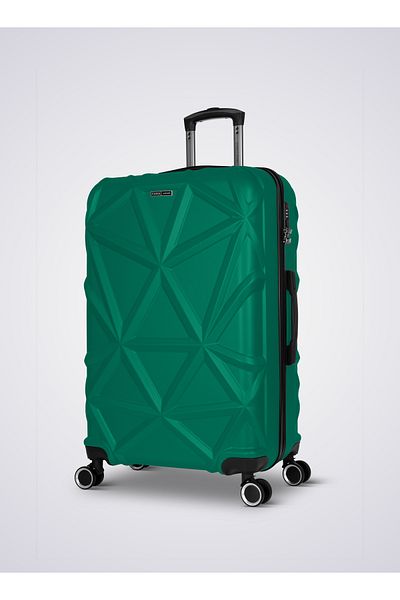 PARAJOHN Matrix 20-Inch Small ABS Hard Case Cabin Luggage Trolley Bag with 8 Spinner Wheels and Lock