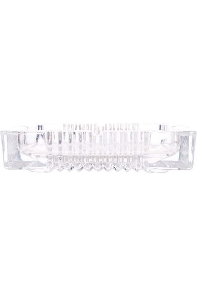 AKDC Glass Ashtray L(21CM) XW(21CM) XH(5CM) White