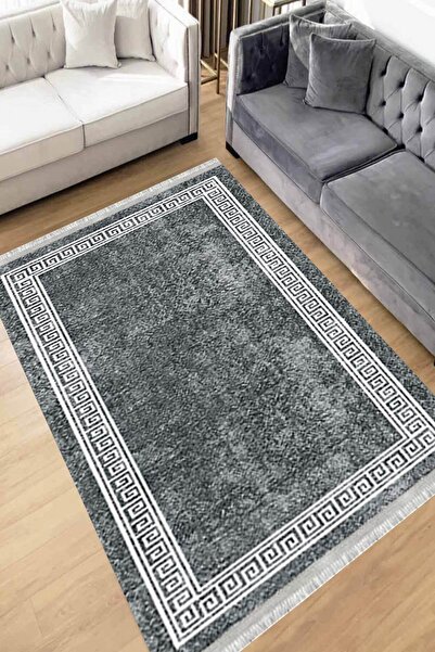 Motto Rug Store Dijital Baskı Yıkanabilir Kaymaz Taban Dekoratif Salon Halısı...