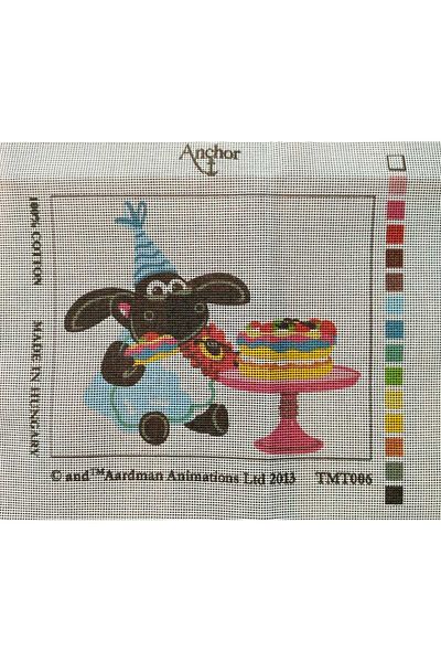 Anchor 20X25Cm Sheep Patterned Birthday Themed Tapestry Embroidery Kit