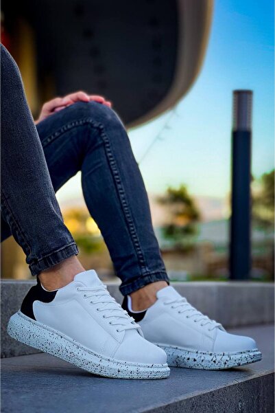 BESKAR Kb X500 White Casual Men's Shoes – Soft Insole