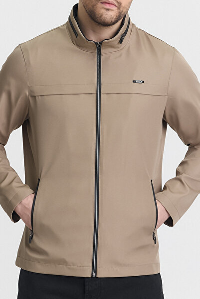 CIVILTIPOLO Men's Cotton Polyester Blended Waterproof and Windproof Seasonal & Summer Coat