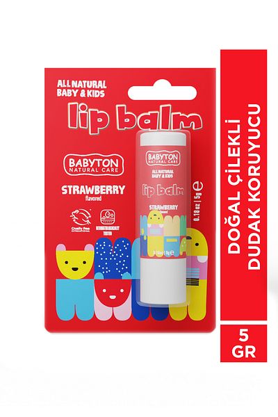 BABYTON Natural Strawberry Lip Protector