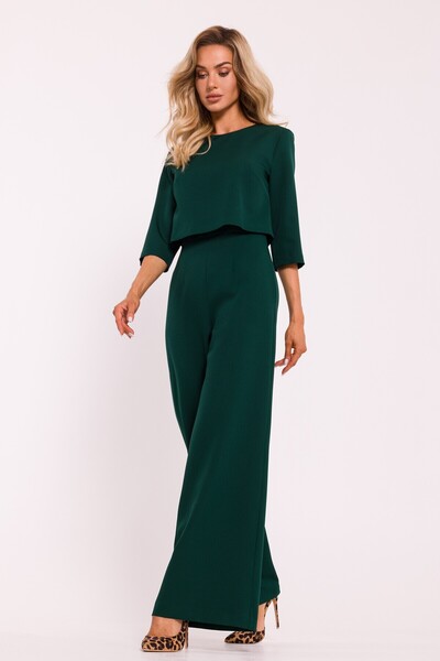 Made of Emotion Jumpsuit with a double-layered top and wide legs