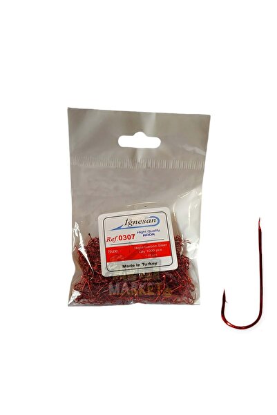 İğnesan 0307 Serisi Kırmızı Renkli Çapraz İğne 1000li Paket - NO-12