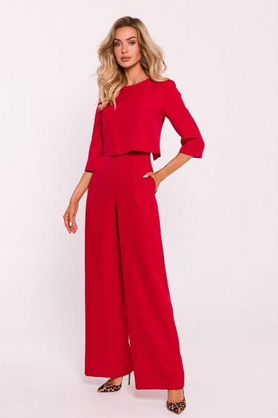 Made of Emotion Jumpsuit with a double-layered top and wide legs