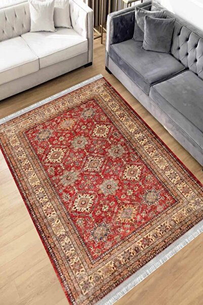Motto Rug Store Dijital Baskı Yıkanabilir Kaymaz Taban Dekoratif Salon Halısı...