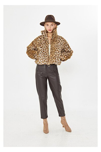 TIFFANY&TOMATO Fleto Cepli Leopar Kapitone Mont