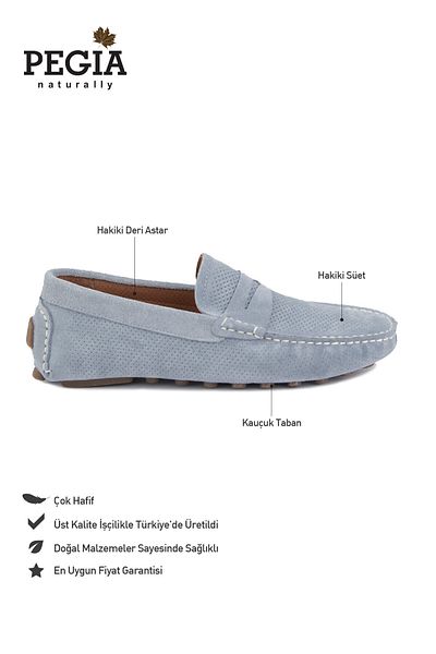 Pegia Loafer pentru bărbați din piele de căprioară autentică 500907