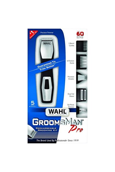 Wahl Groomsman Pro Deluxe Rechargeable Multi Grooming Kit | All in one hair Trimmer